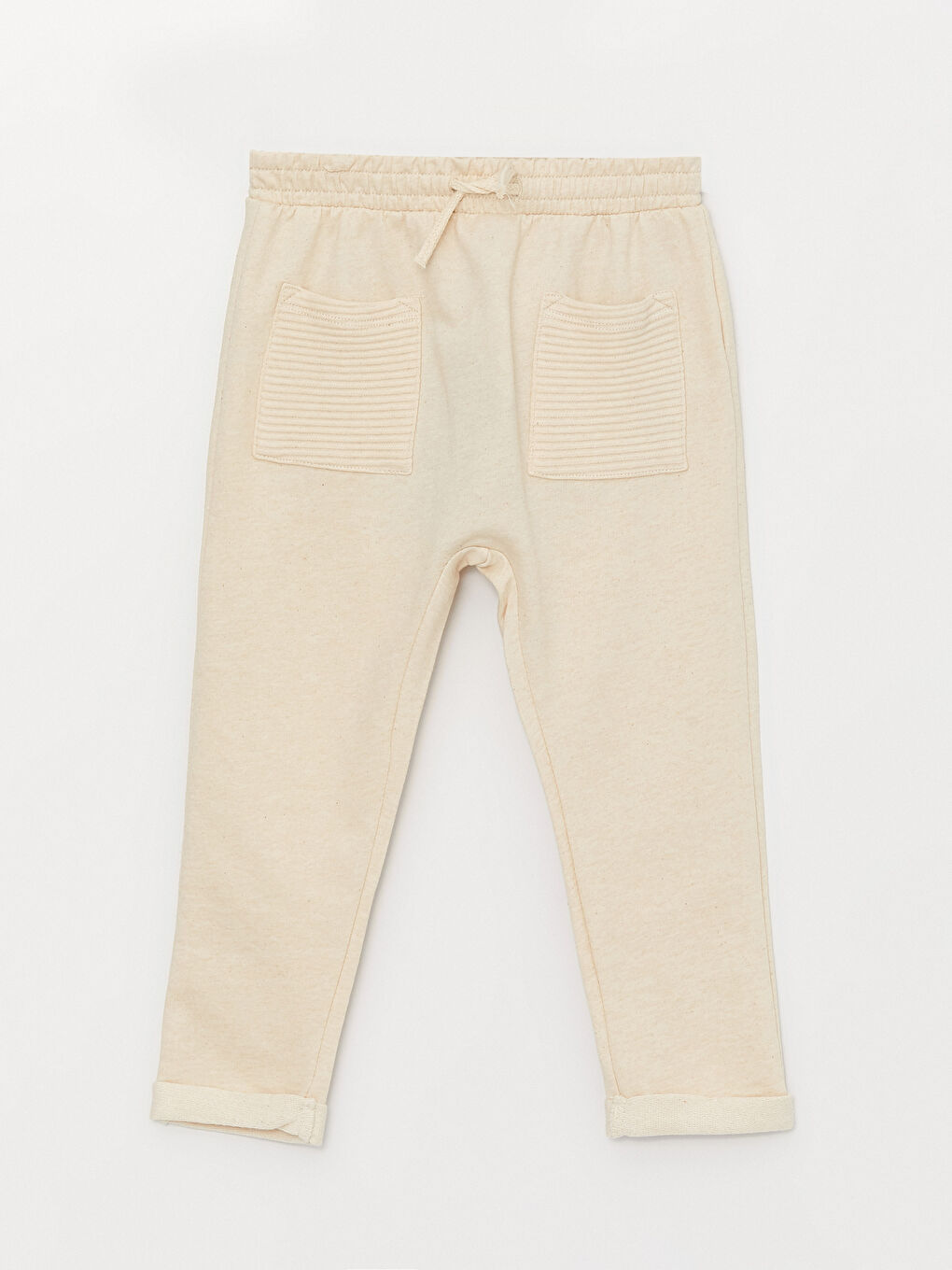 Bej Beli Lastikli Erkek Bebek Eşofman Alt-2