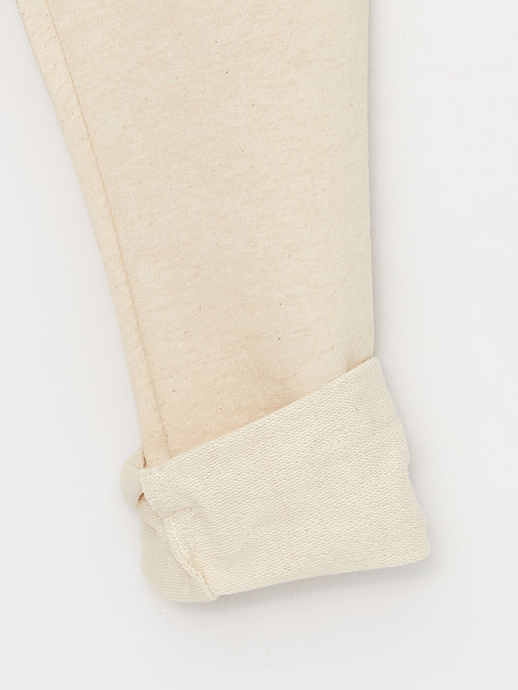 Bej Beli Lastikli Erkek Bebek Eşofman Alt-4