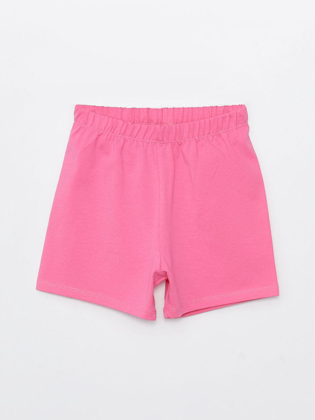 Crew Neck Short Sleeve Printed Baby Girl 2-Pajama Set-2