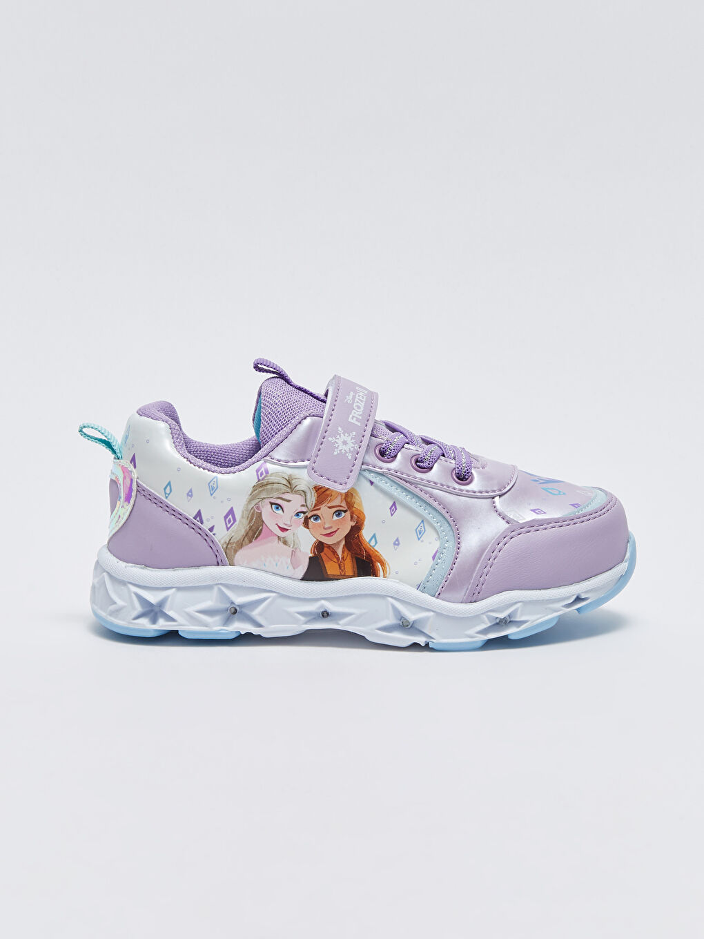 Baskets pour Filles Imprimées Frozen à Semelle Lumineuse-2