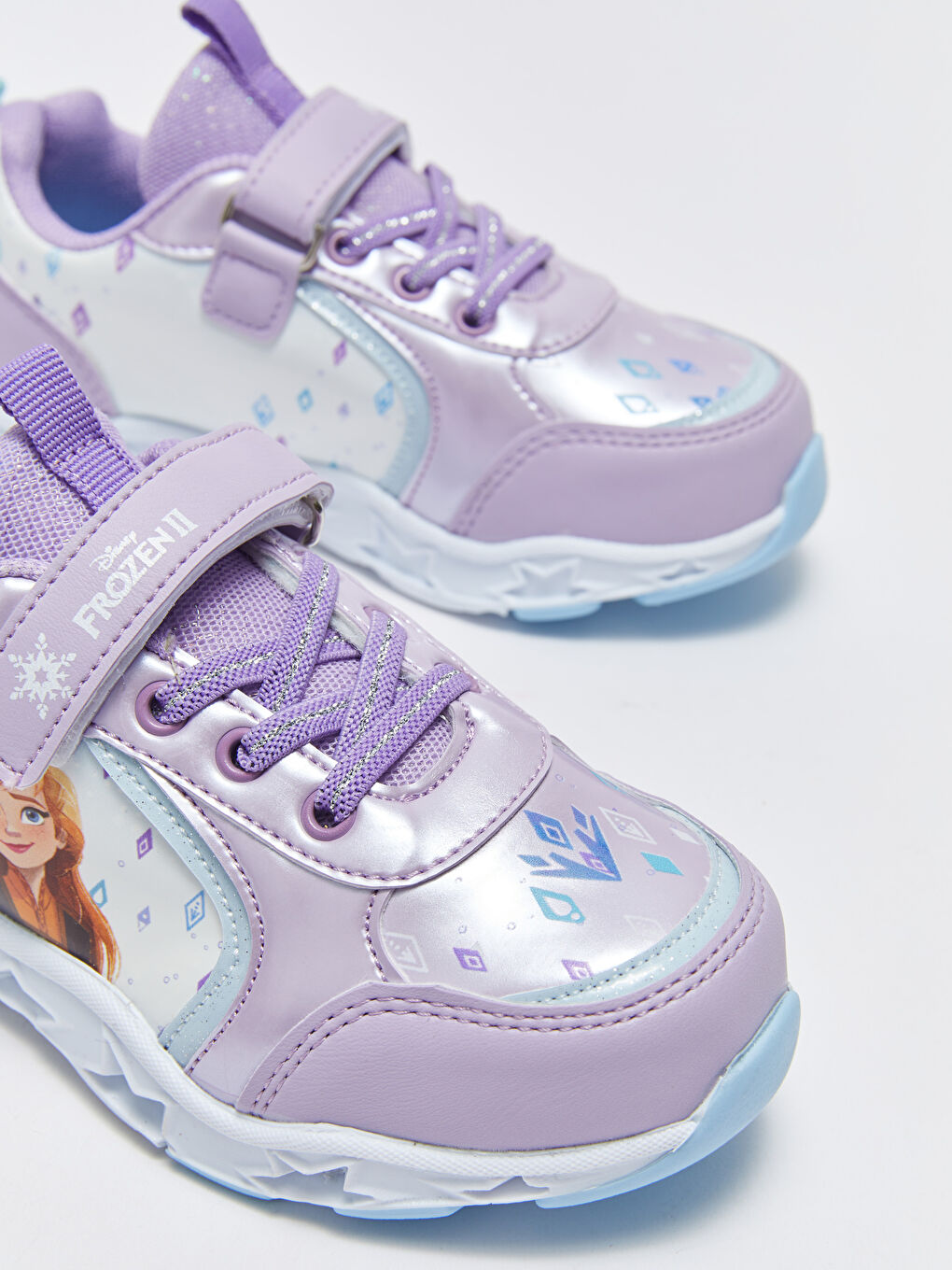 Baskets pour Filles Imprimées Frozen à Semelle Lumineuse-3