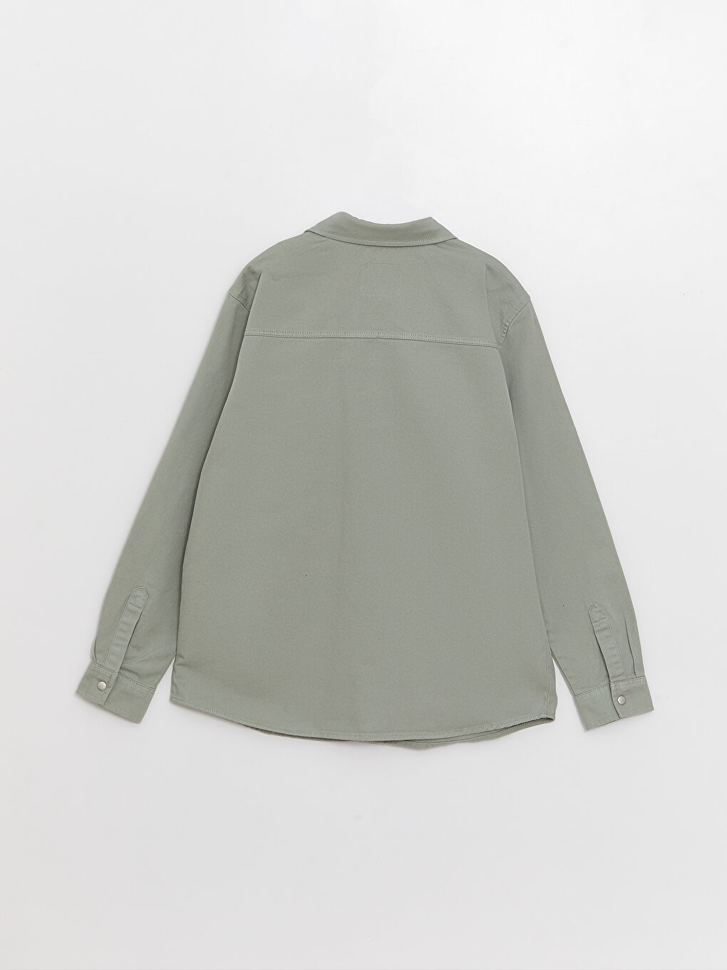 Yeşil Standart Kalıp Erkek Jean Ceket-6