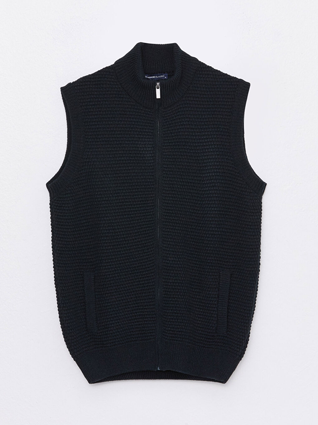 LCWAIKIKI Classic Regular Fit Funnel Neck Men's Knitwear Waistcoat -S3DT55Z8-EL0