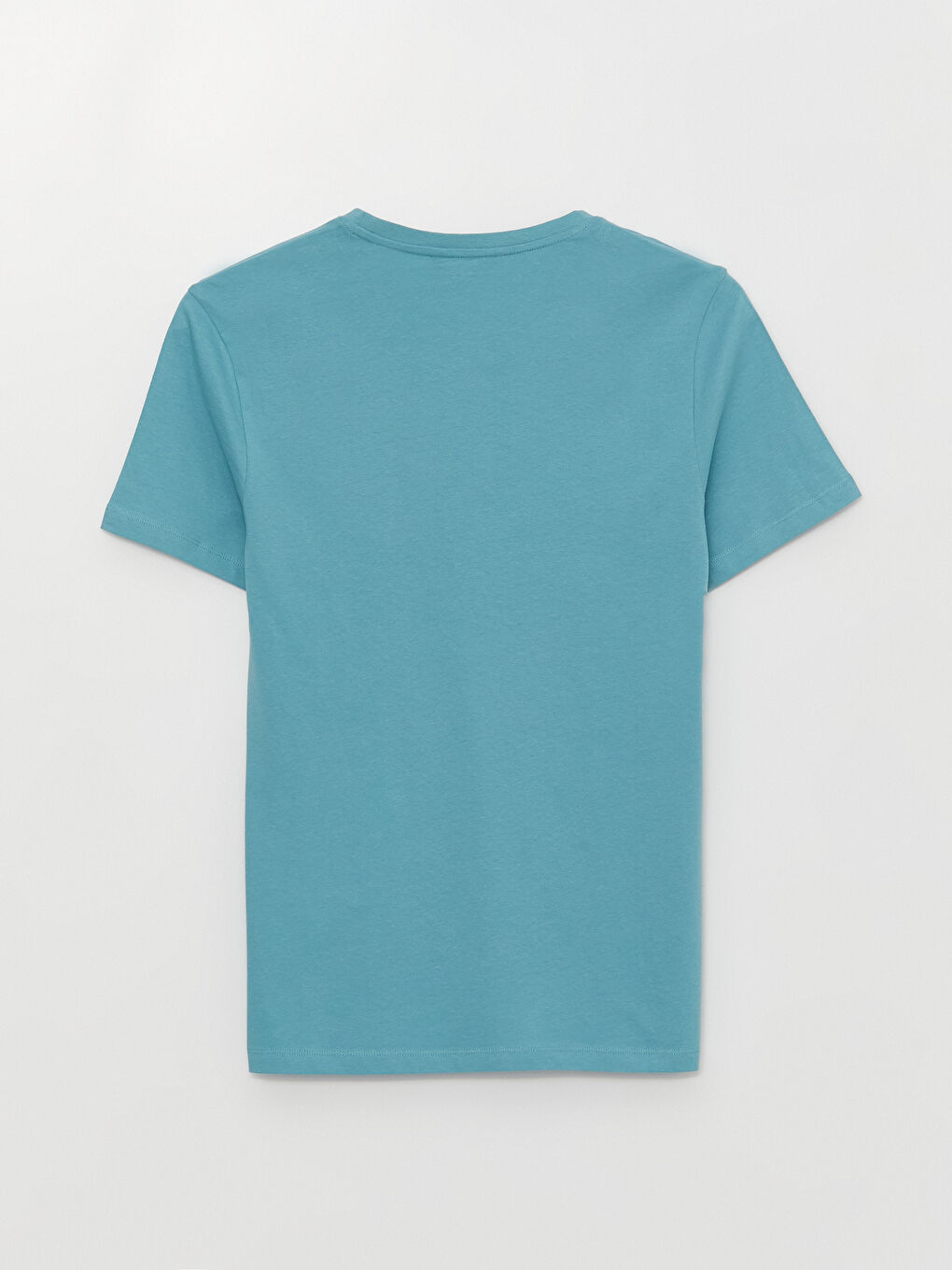 Crew Neck Short Sleeve Printed Combed Cotton Men's T-shirt-6