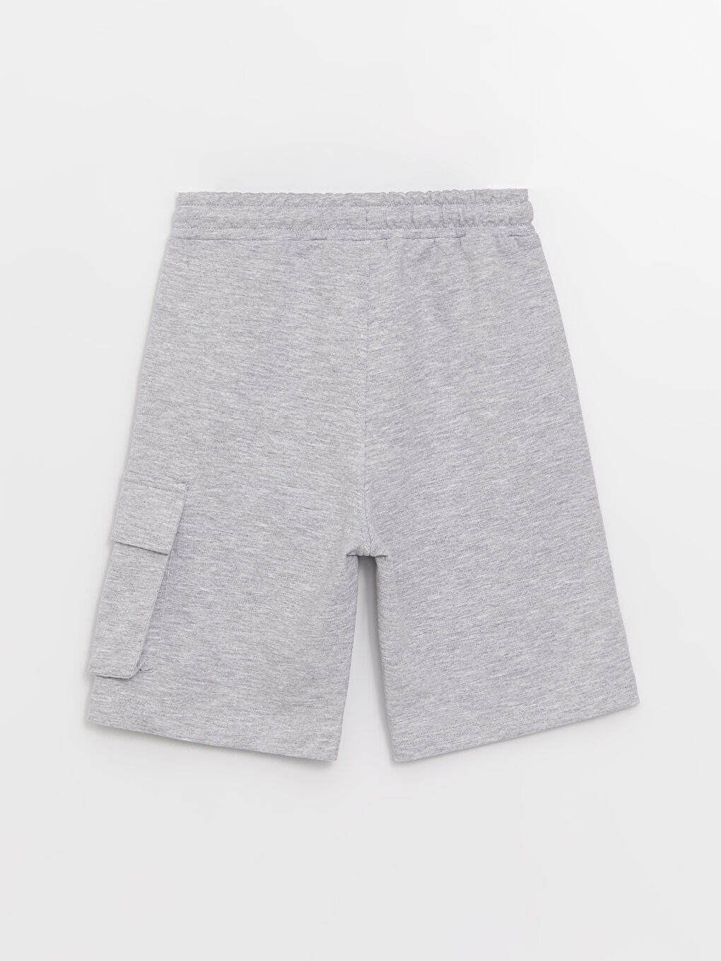 Elastic Waist Basic Boys' Cargo Shorts-1