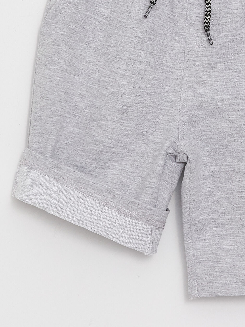 Elastic Waist Basic Boys' Cargo Shorts-2