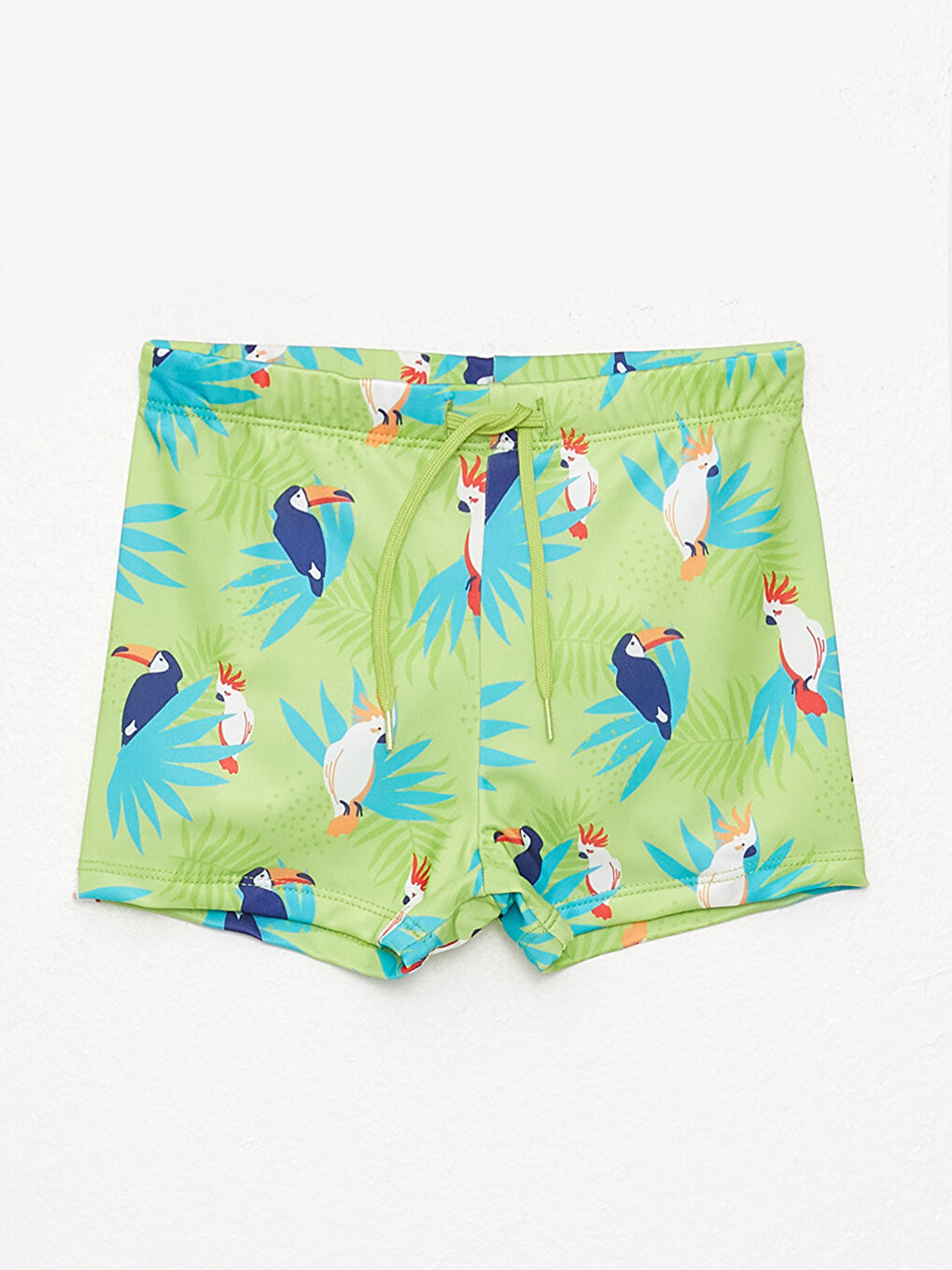 Elastic Waist Printed Boy Boxer Swimsuit -S3DT96Z4-LRR