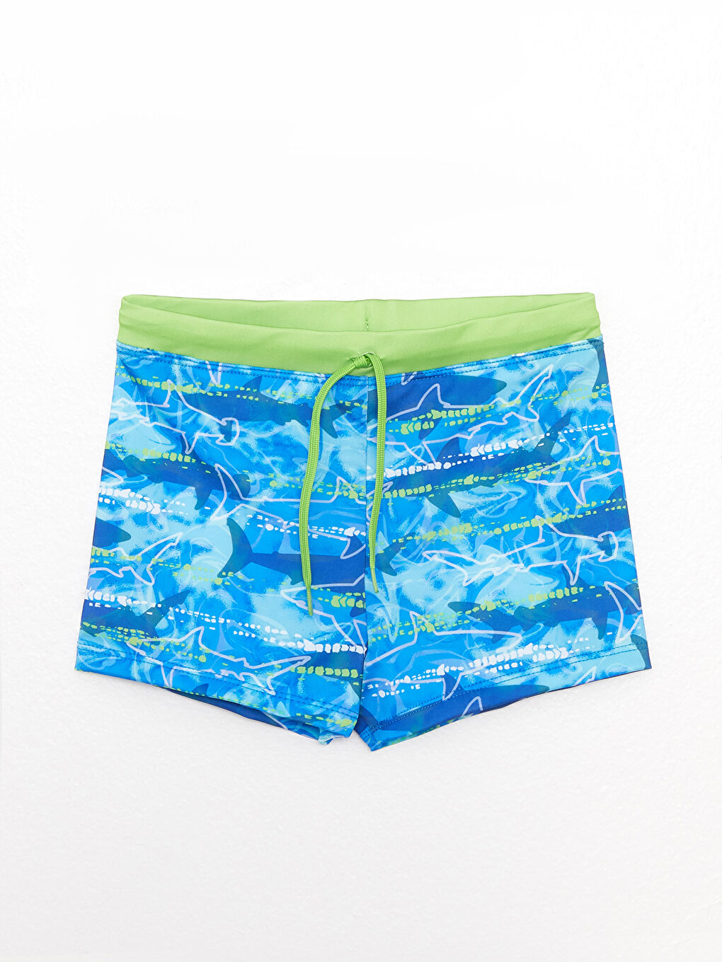 Elastic Waist Printed Boy Boxer Swimsuit -S3DT97Z4-LQQ