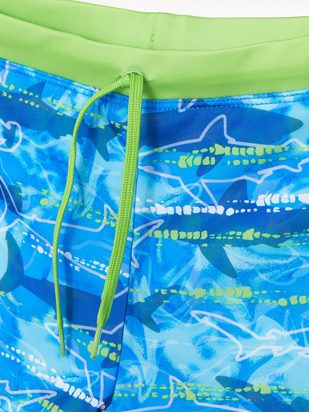 Elastic Waist Printed Boy Boxer Swimsuit -S3DT97Z4-LQQ