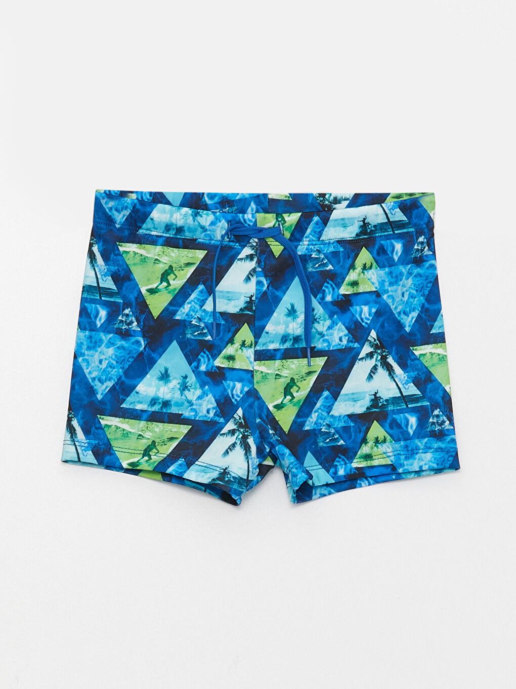 Printed Quick Drying Boy's Boxer Swimwear -S3DT98Z4-LRR