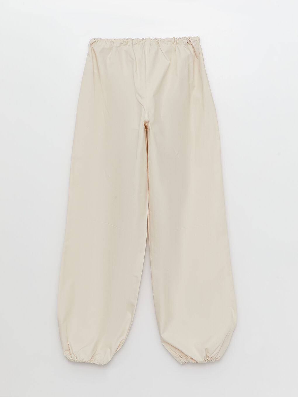 Pantaloni din Material pentru Parașute cu Talie Elastică Simpli pentru Femei-6