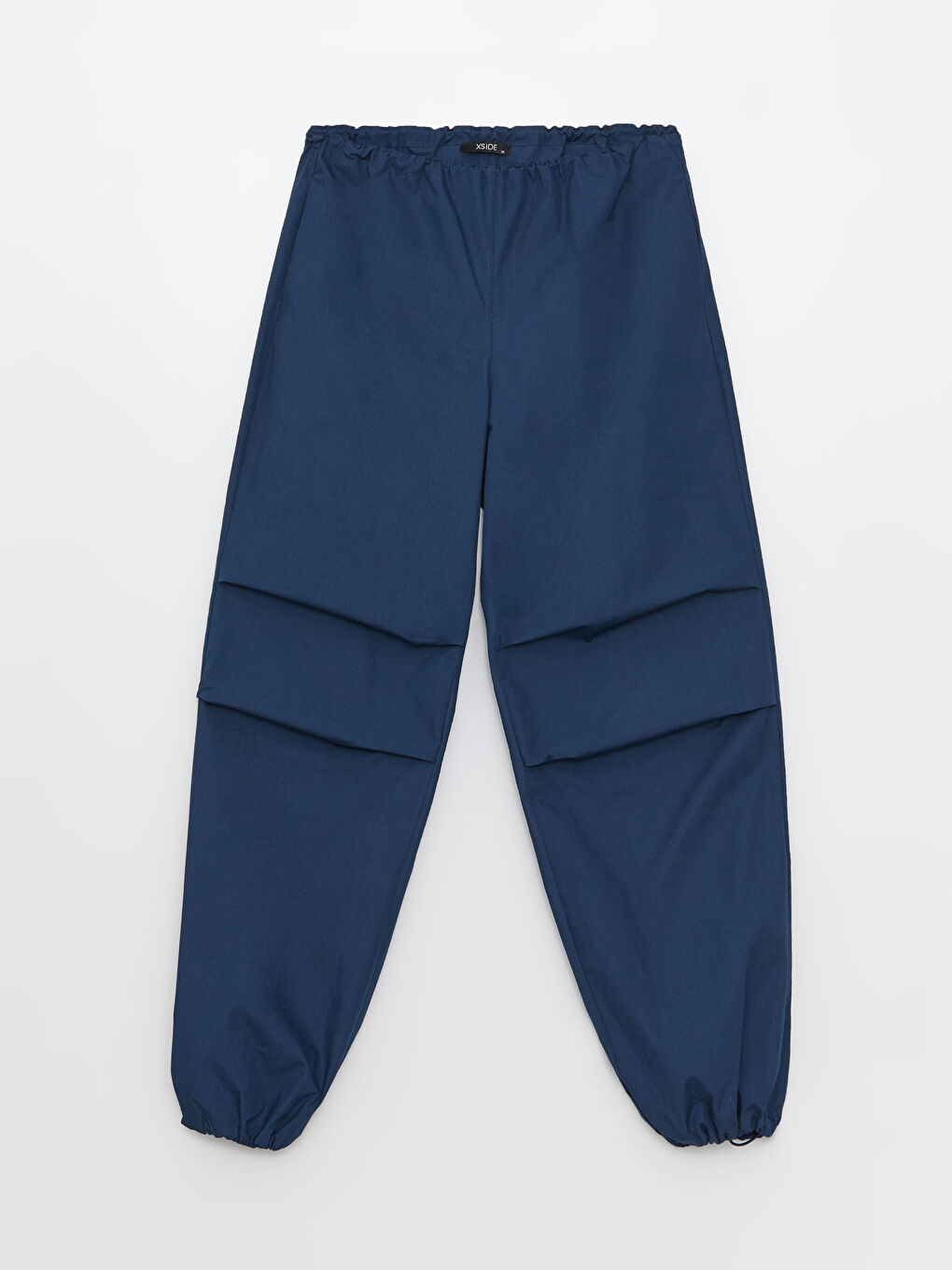Women's Elasticated Waist Plain Parachute Trousers -S3DU17Z8-SWN