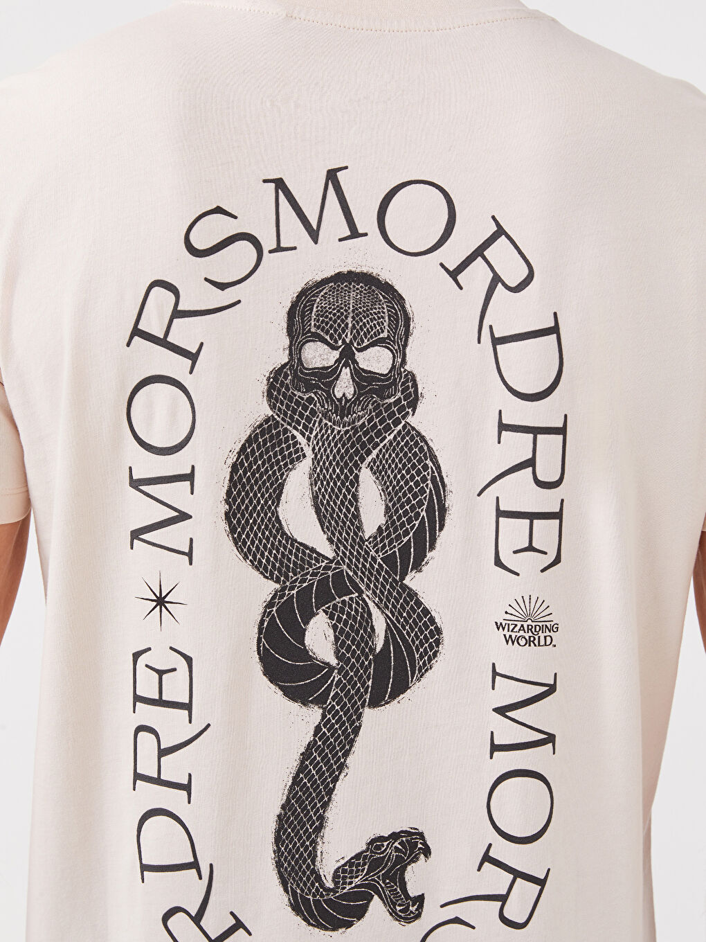 Crew Neck Short Sleeve Printed Combed Cotton Men's T-shirt-4