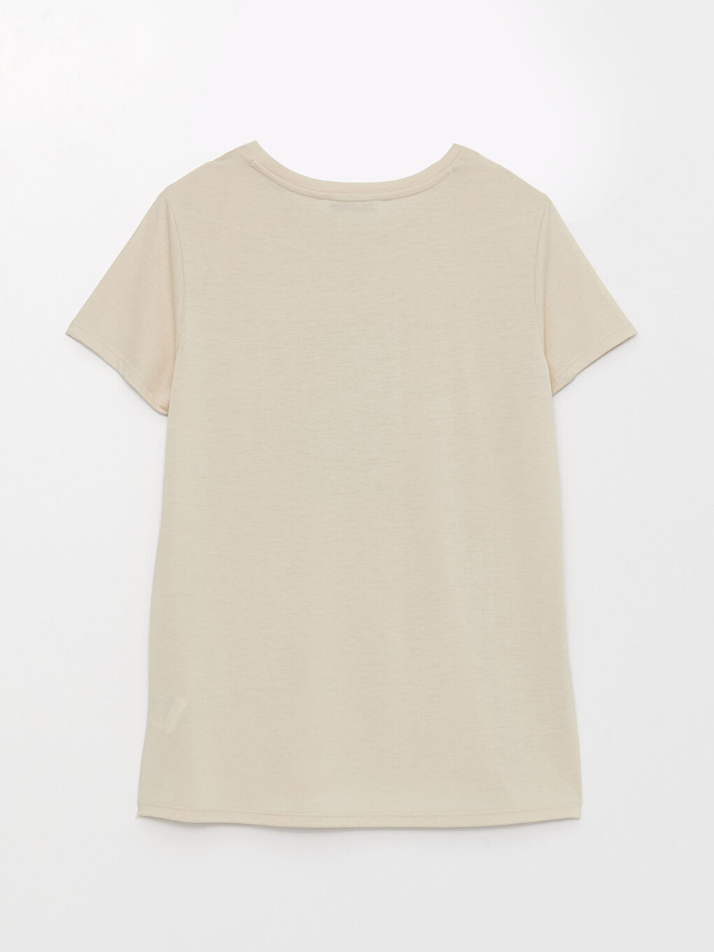 Crew Neck Printed Short Sleeve Women's T-Shirt-6