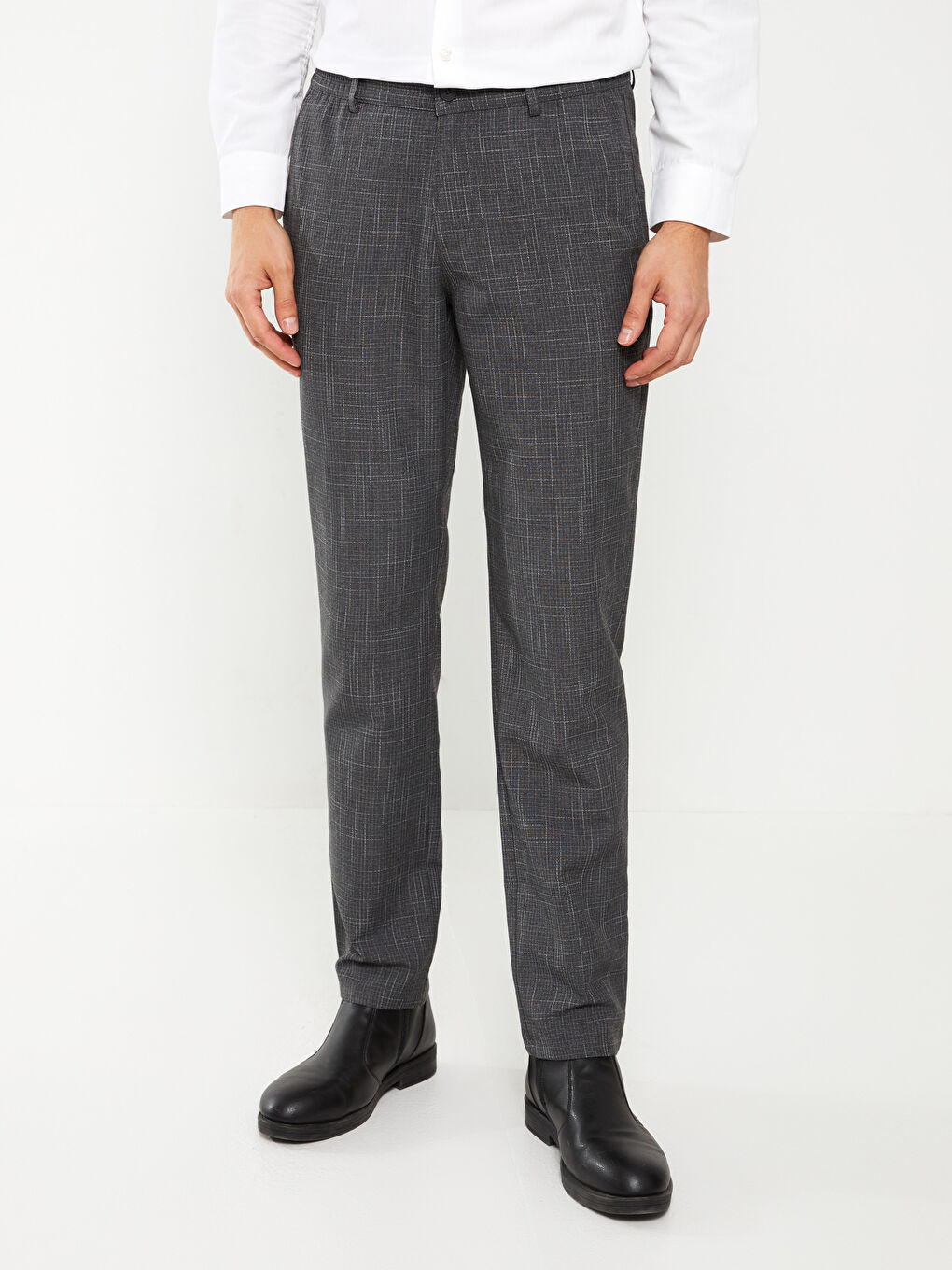 Antrasit Slim Fit Erkek Pantolon-3
