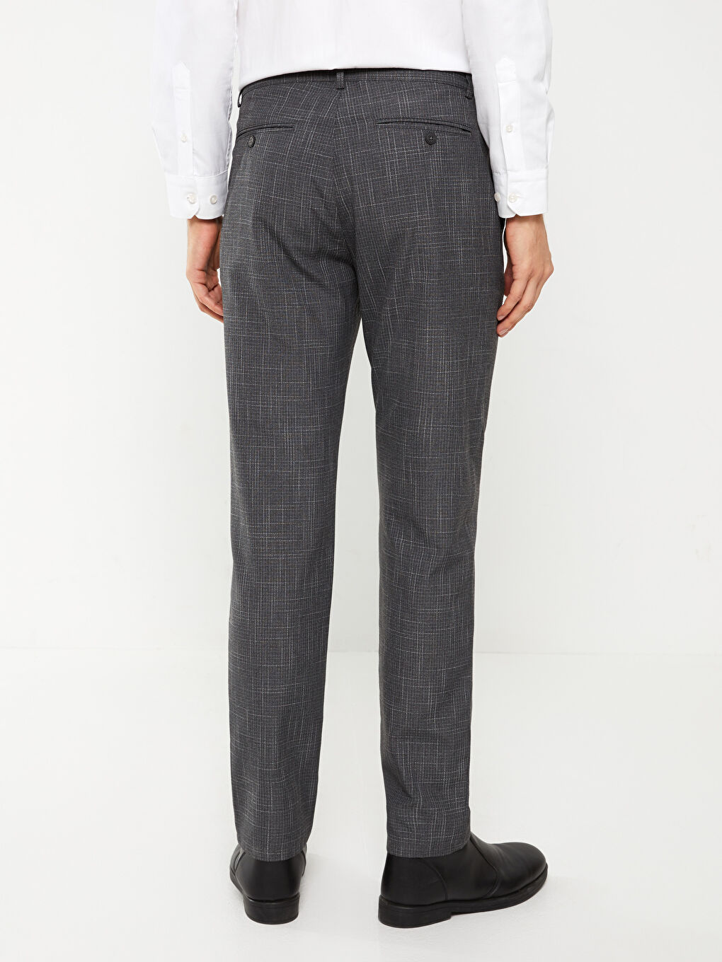Antrasit Slim Fit Erkek Pantolon-4
