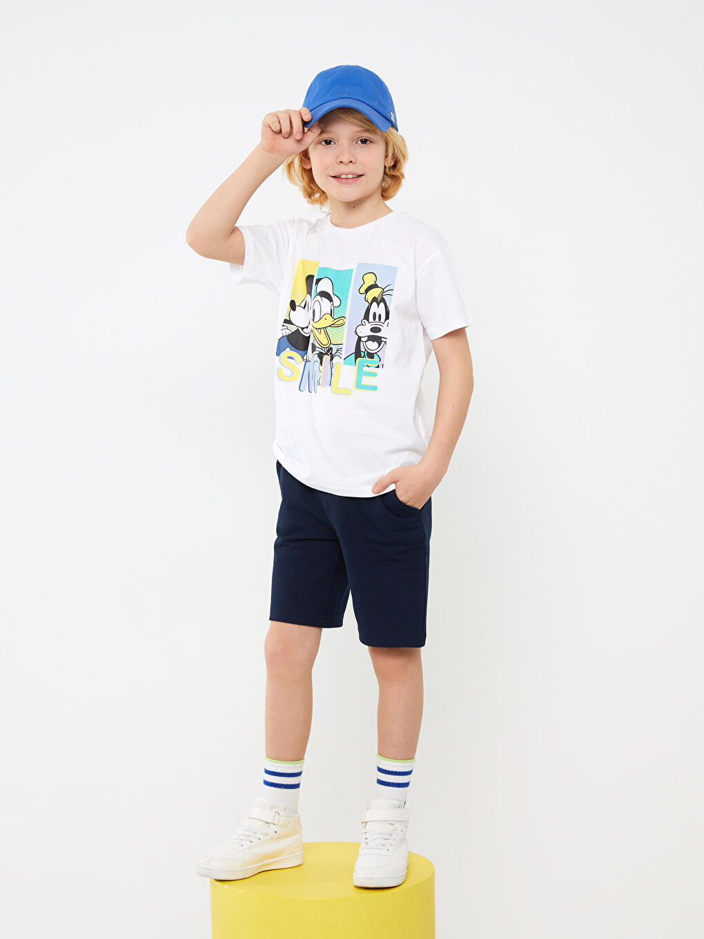 Elasticated Waist Basic Boys' Shorts -S3DU69Z4-DWP