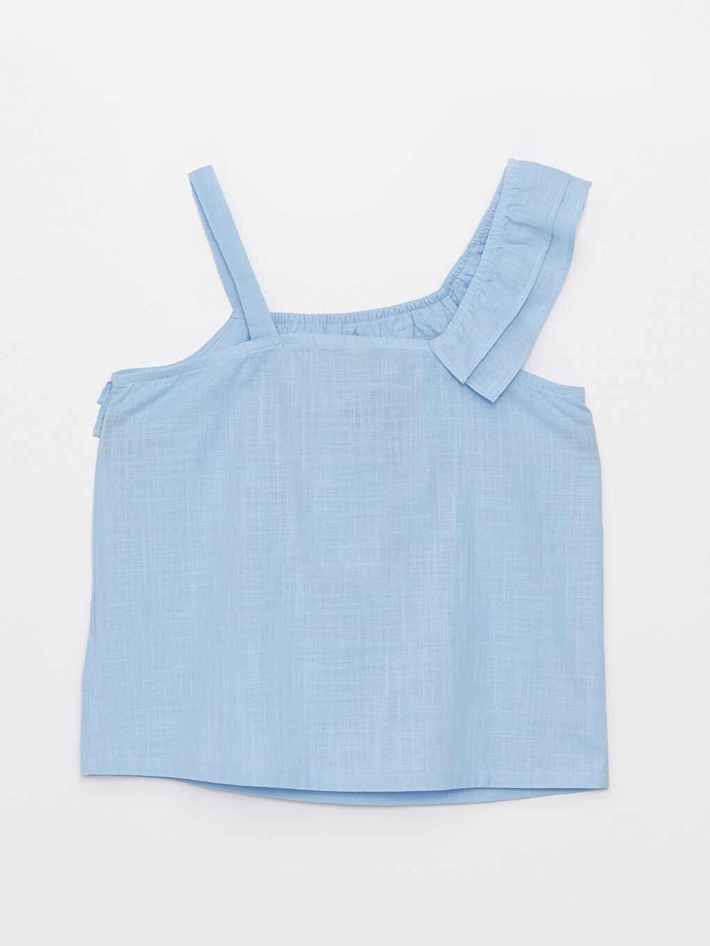 Basic Frill Detailed Girl Blouse-1