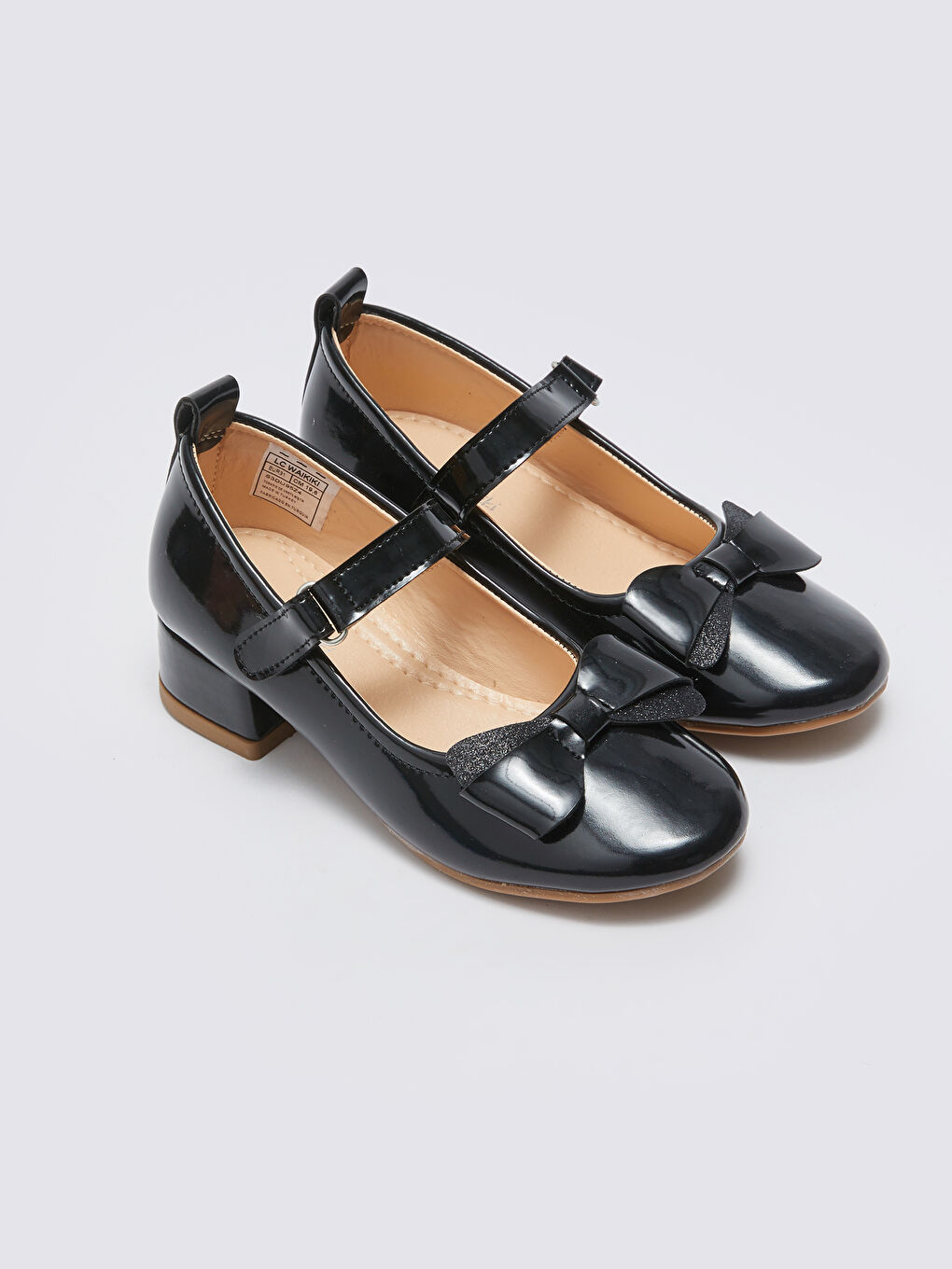 Single Band Hook and Loop Girls Heeled Shoes -S3DU95Z4-HUC