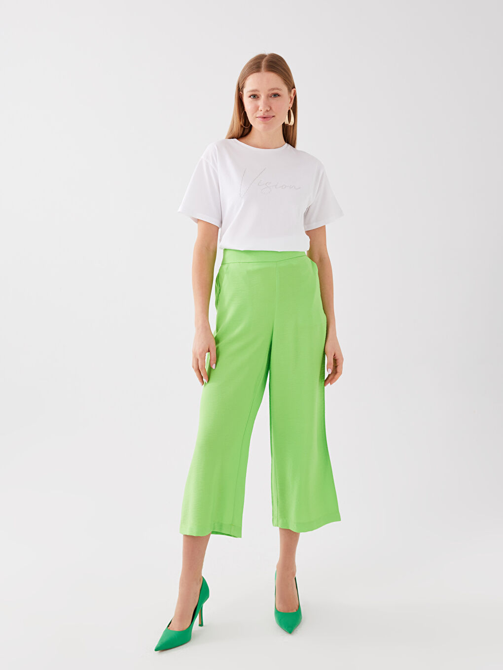 ZELENA Kapri pantalone Žena -S3DV01Z8-FKX