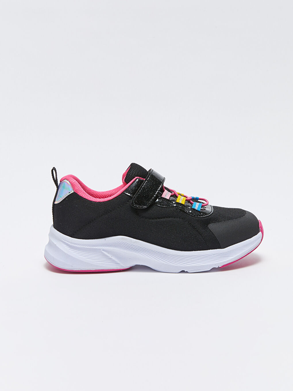Girls Hook and Loop Active Sports Shoes-1