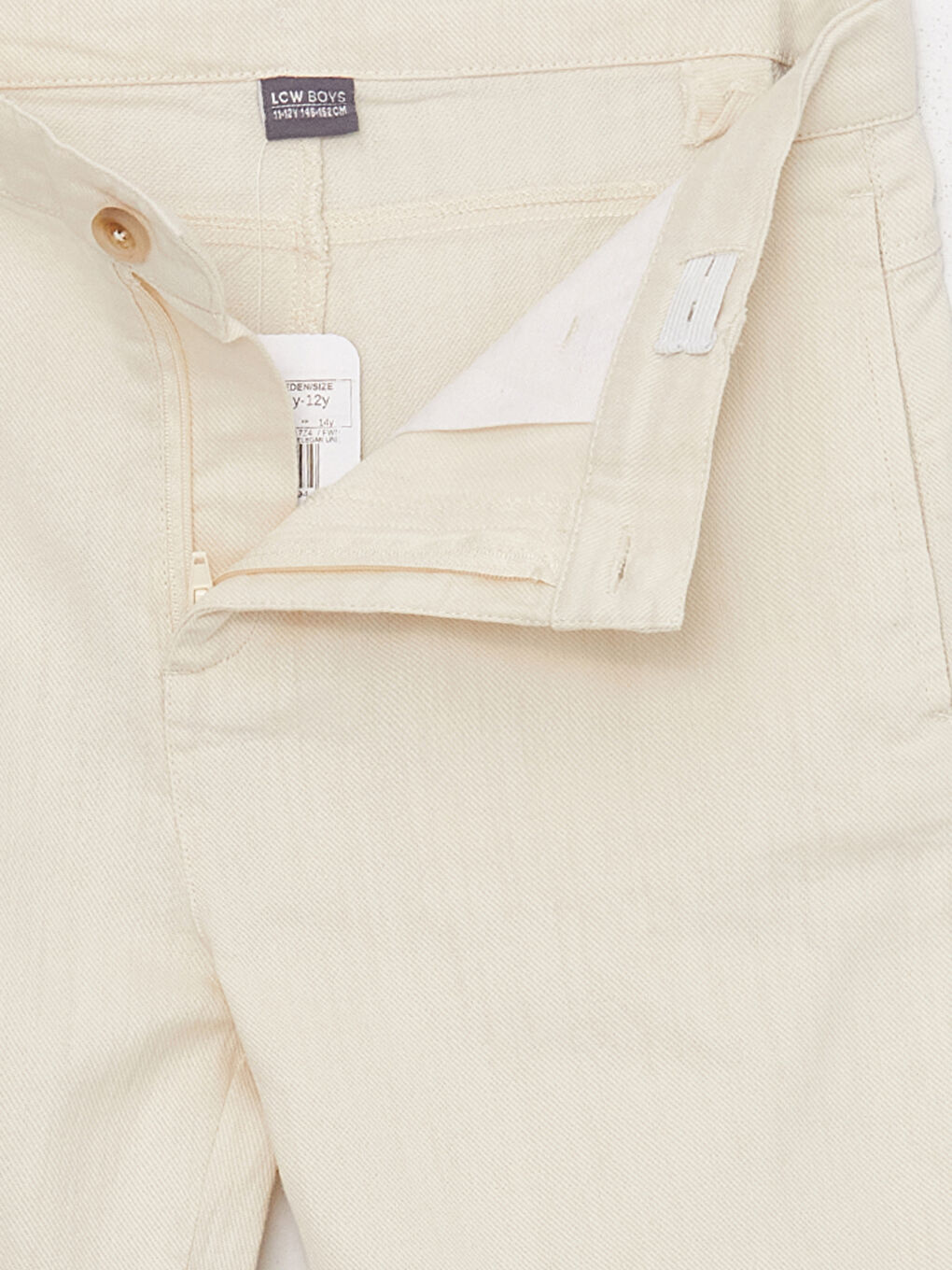 Pantaloni Cargo Basic Baieti Din Gabardine-4