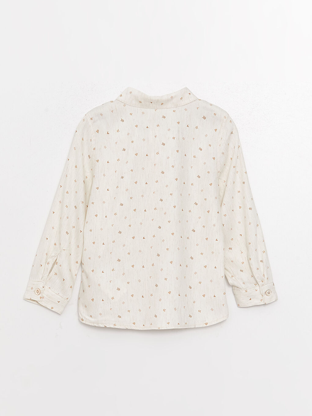 Bej Basic Erkek Bebek Gömlek ve Papyon-3