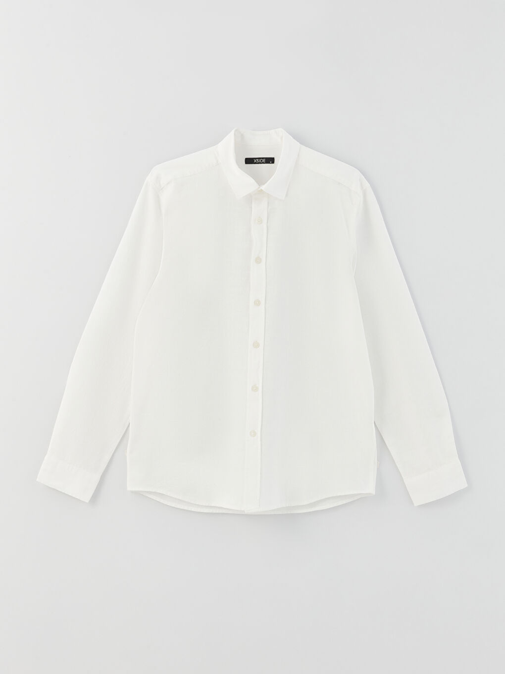 Regular Fit Long Sleeve Gabardine Men's Shirt-5