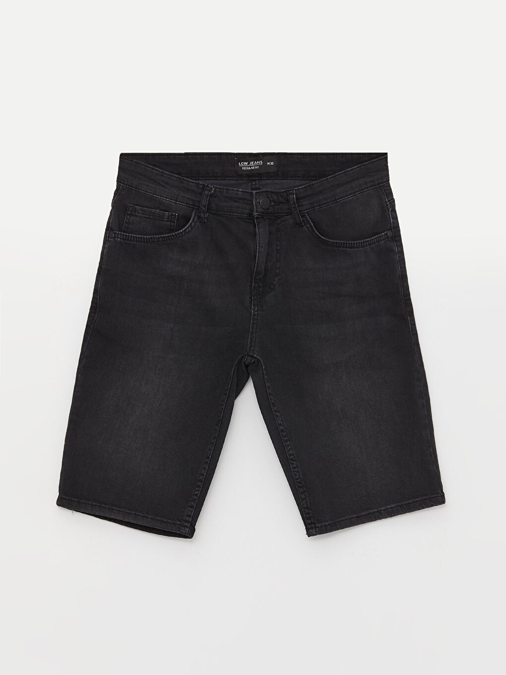 شورت جينز رجالي بقصة عادية-5