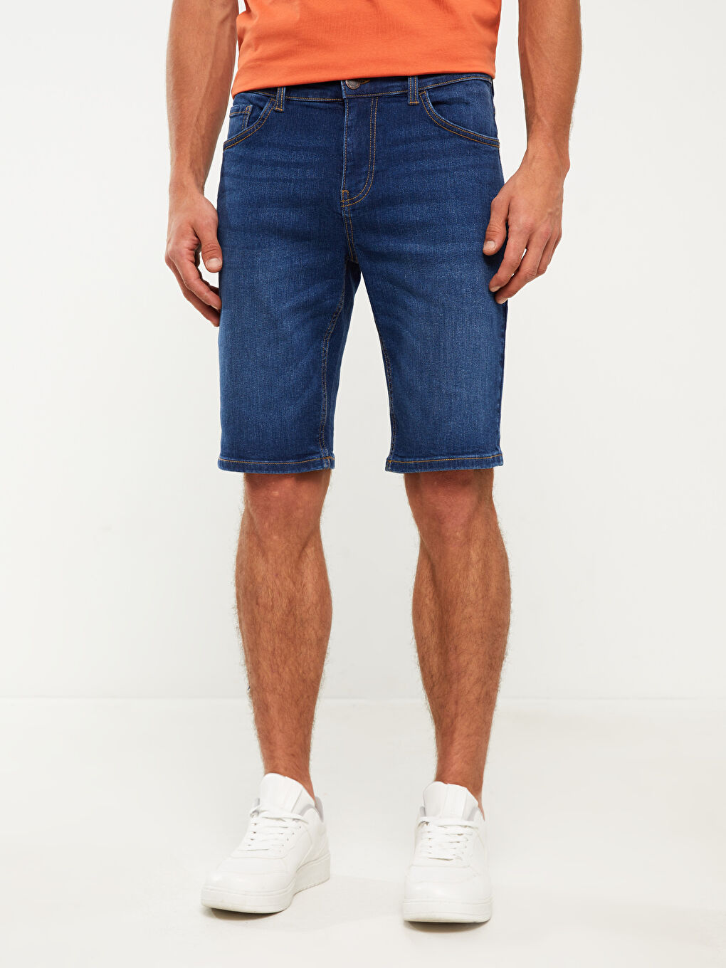 LC Waikiki Extra Slim Fit Men's Denim Shorts -S3DY05Z8-309
