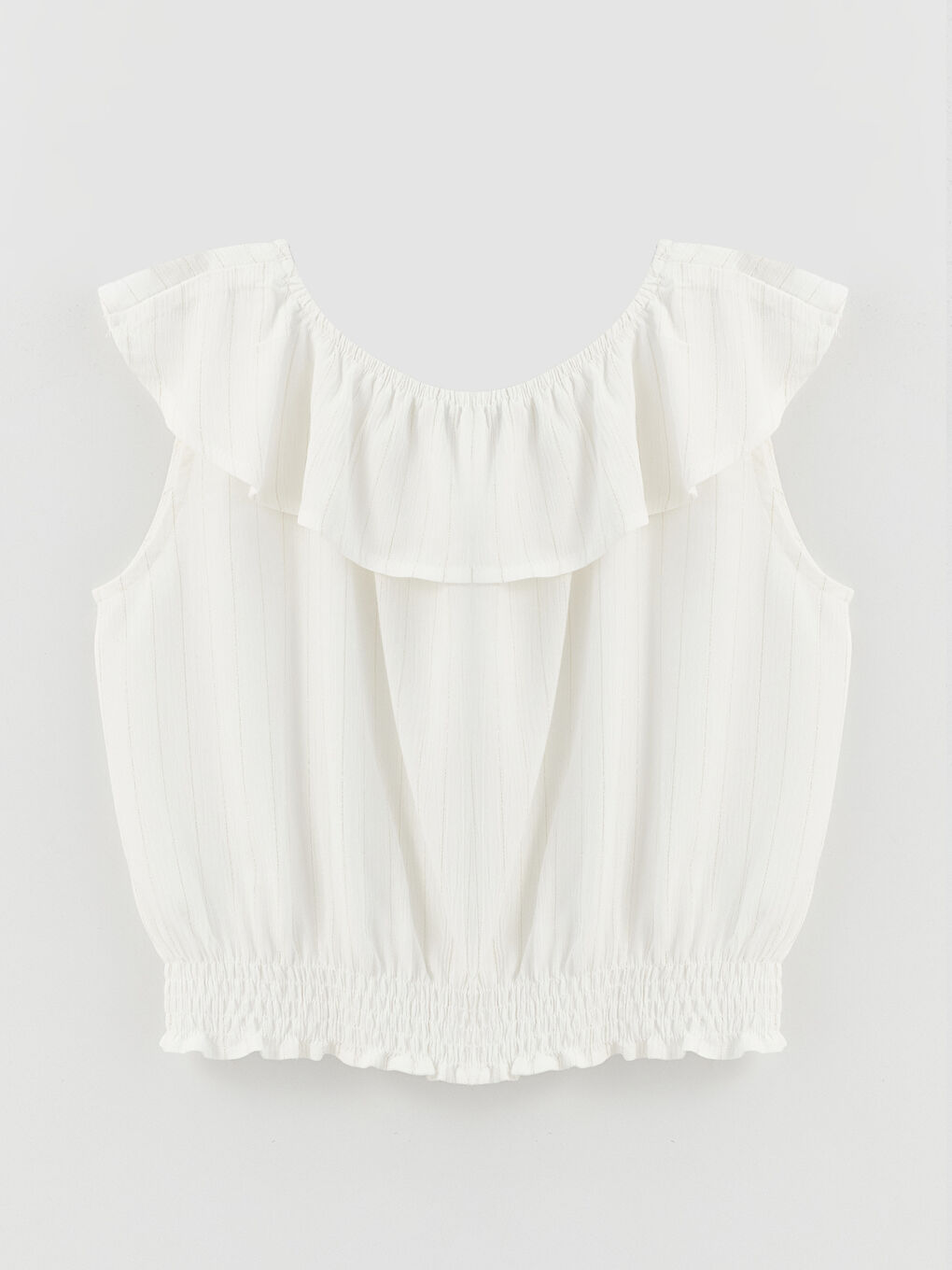 بلوزة عنق قارب بنات