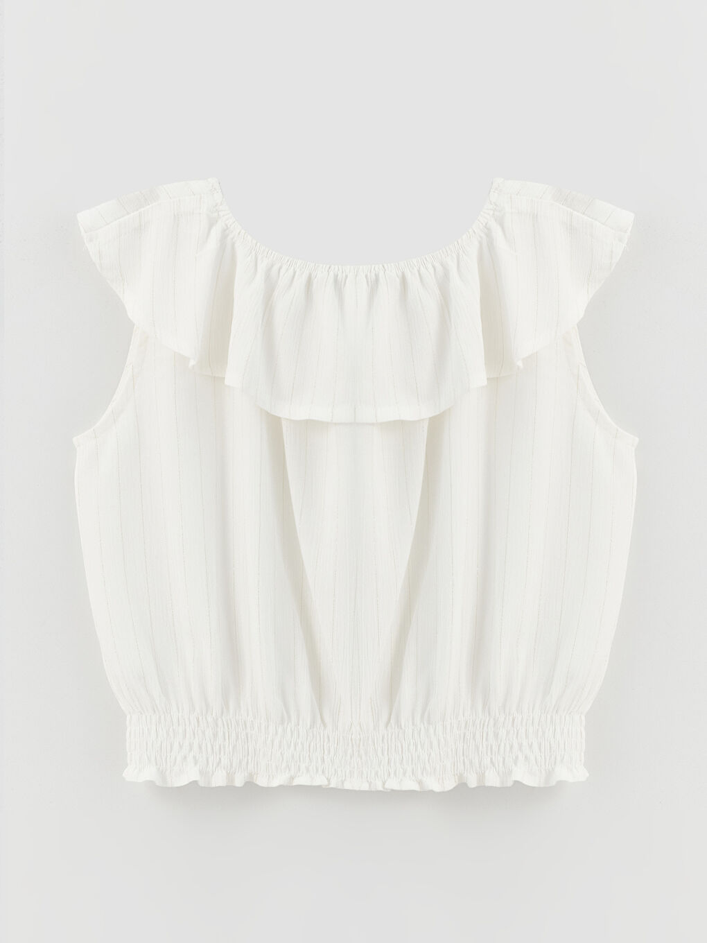 بلوزة عنق قارب بنات-1