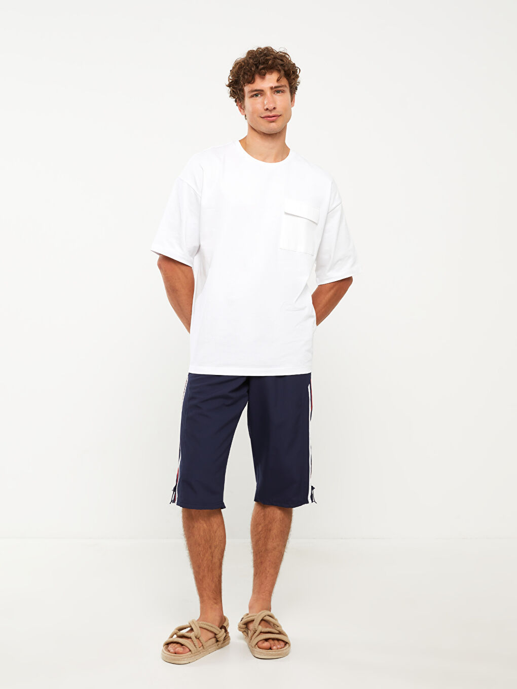 Men's Long-Length Marine Shorts -S3DY21Z8-HRC