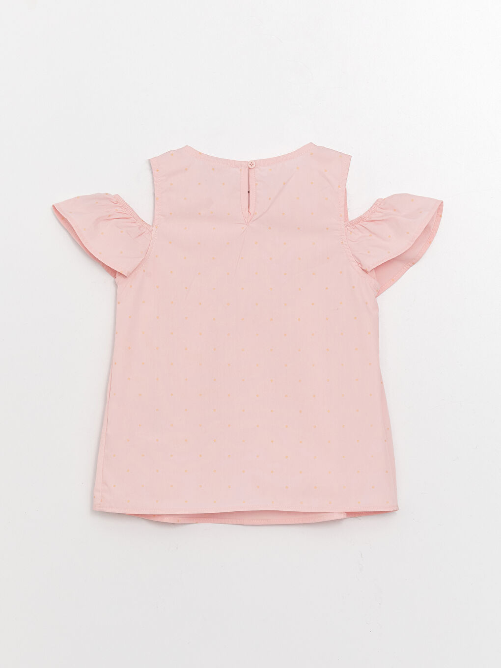 Blouse Fille à Manches Courtes Imprimée à Col Rond-1