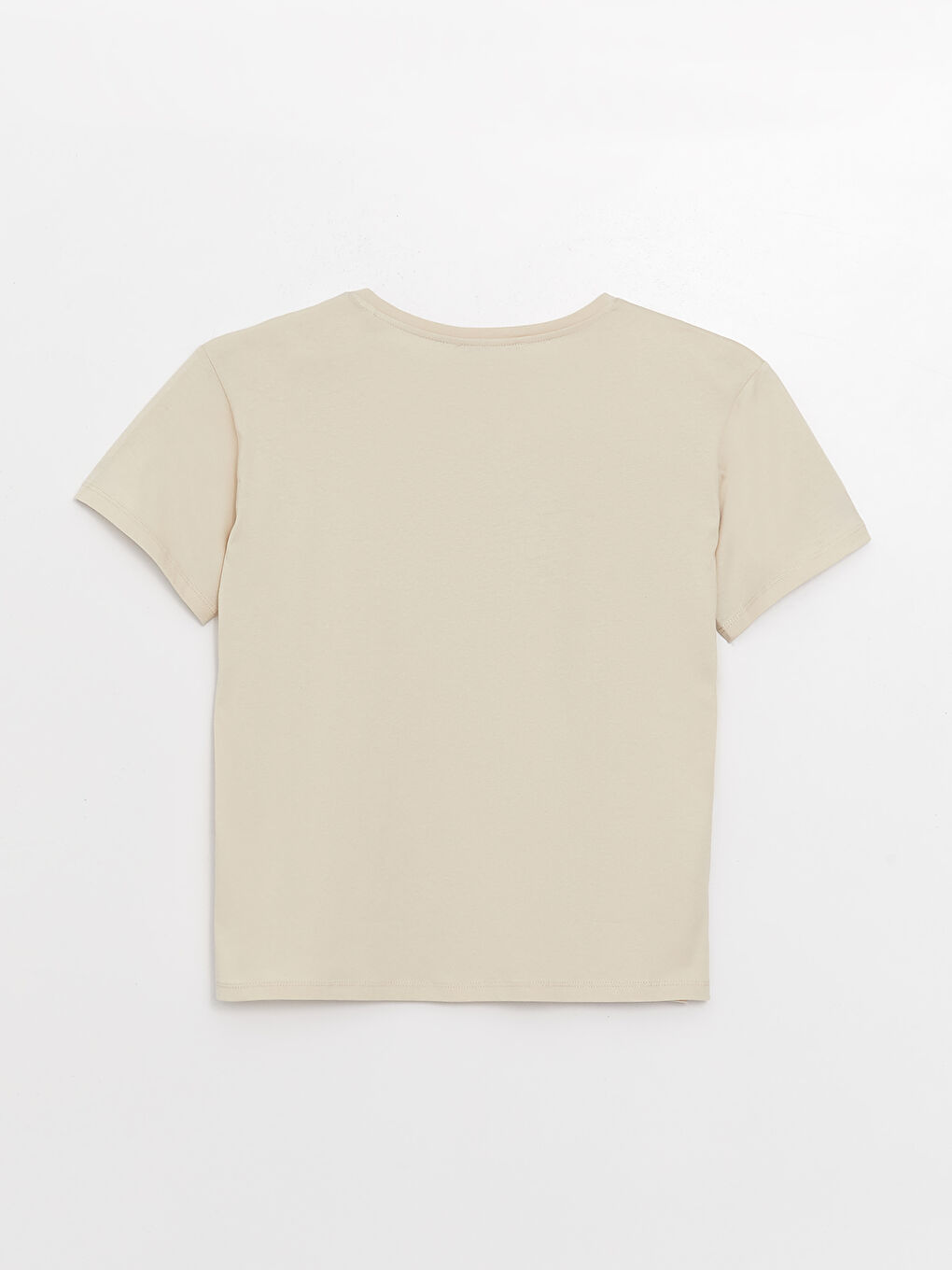 Crew Neck Printed Short Sleeve Women's T-Shirt-8