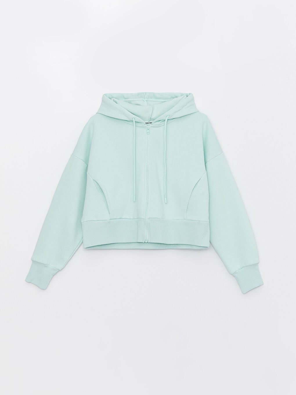Women's Hooded Plain Long Sleeve Sport Cardigan -S3EA09Z8-FUE