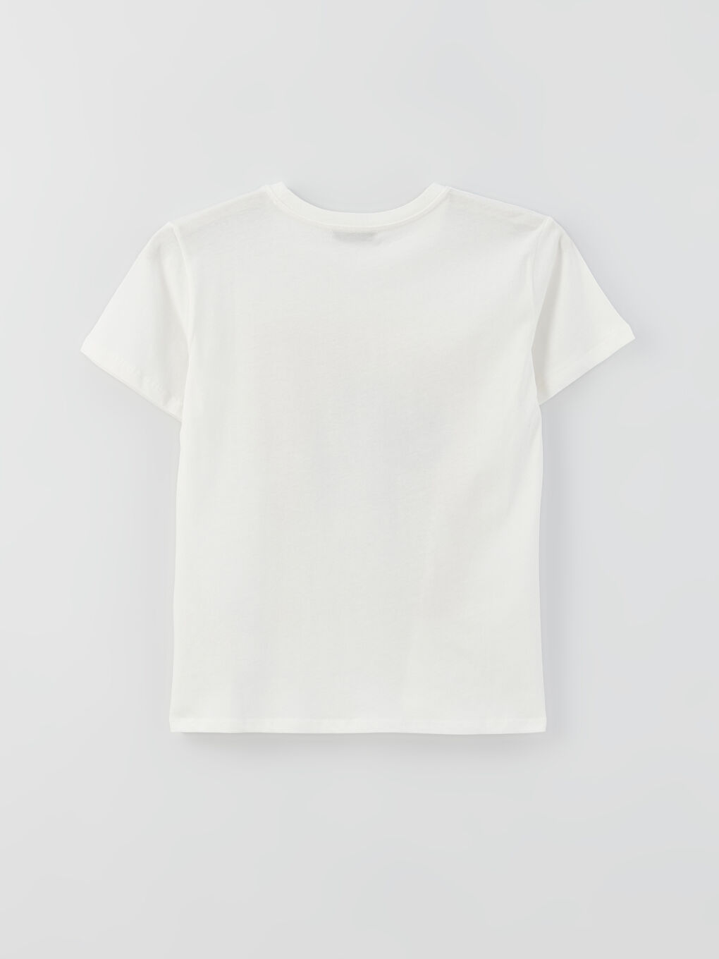 Crew Neck Printed Short Sleeve Women's T-Shirt-5