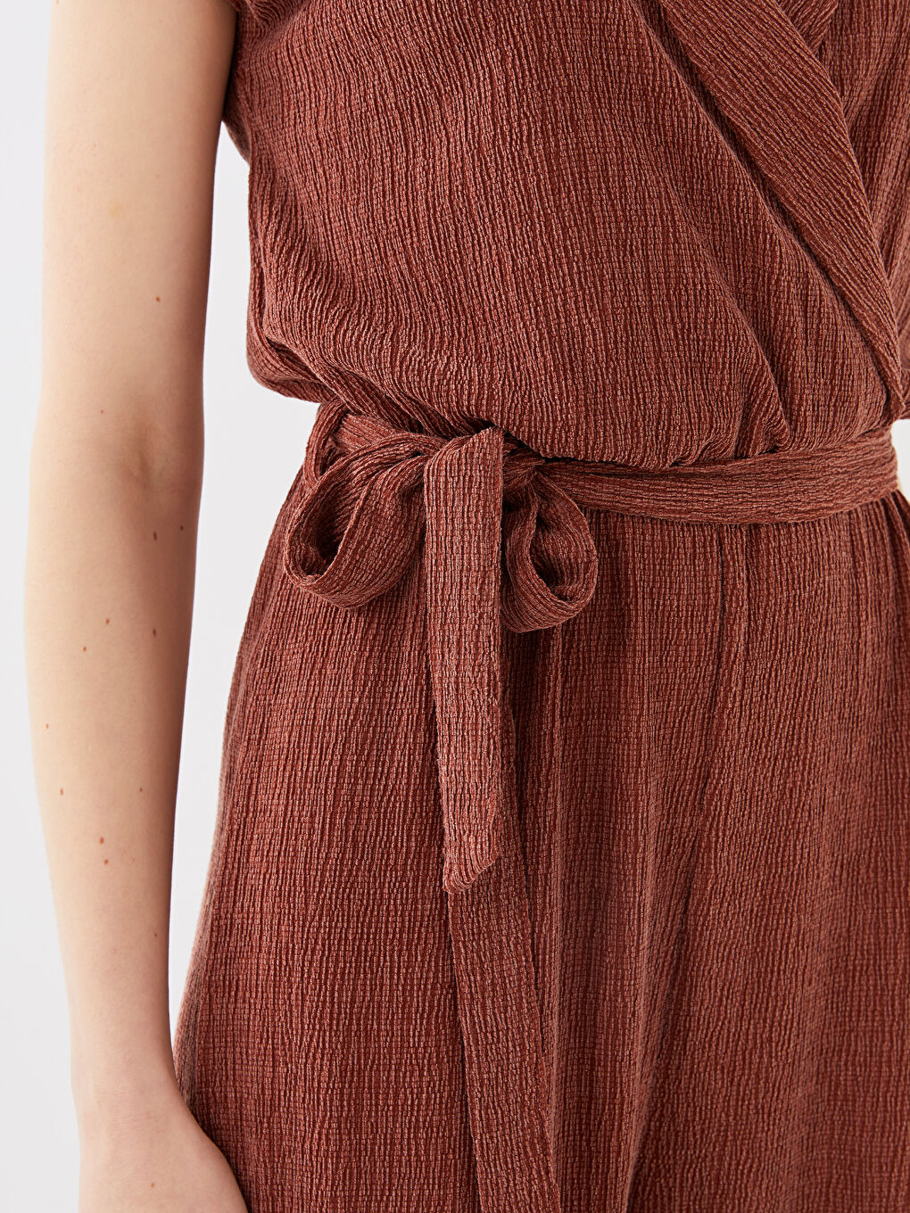 Women's Double Breasted Collar Straight Jumpsuit -S3EA69Z8-HKR