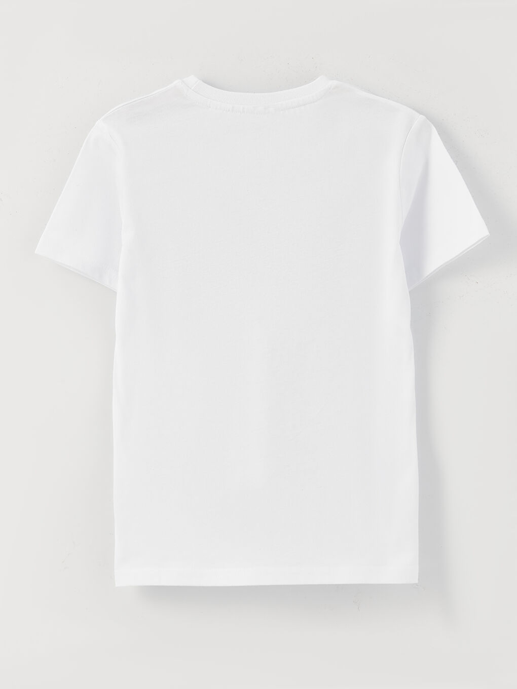 Beyaz Bisiklet Yaka Marvel Baskılı Kısa Kollu Erkek Çocuk Tişört-3