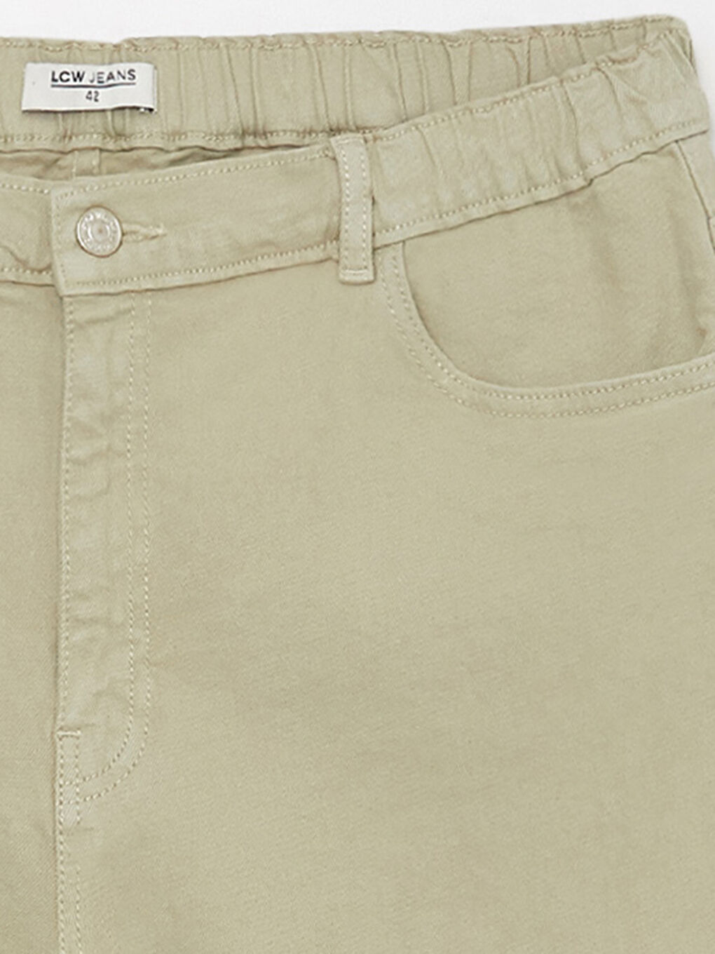 Jean Slim Maman pour Femmes-2