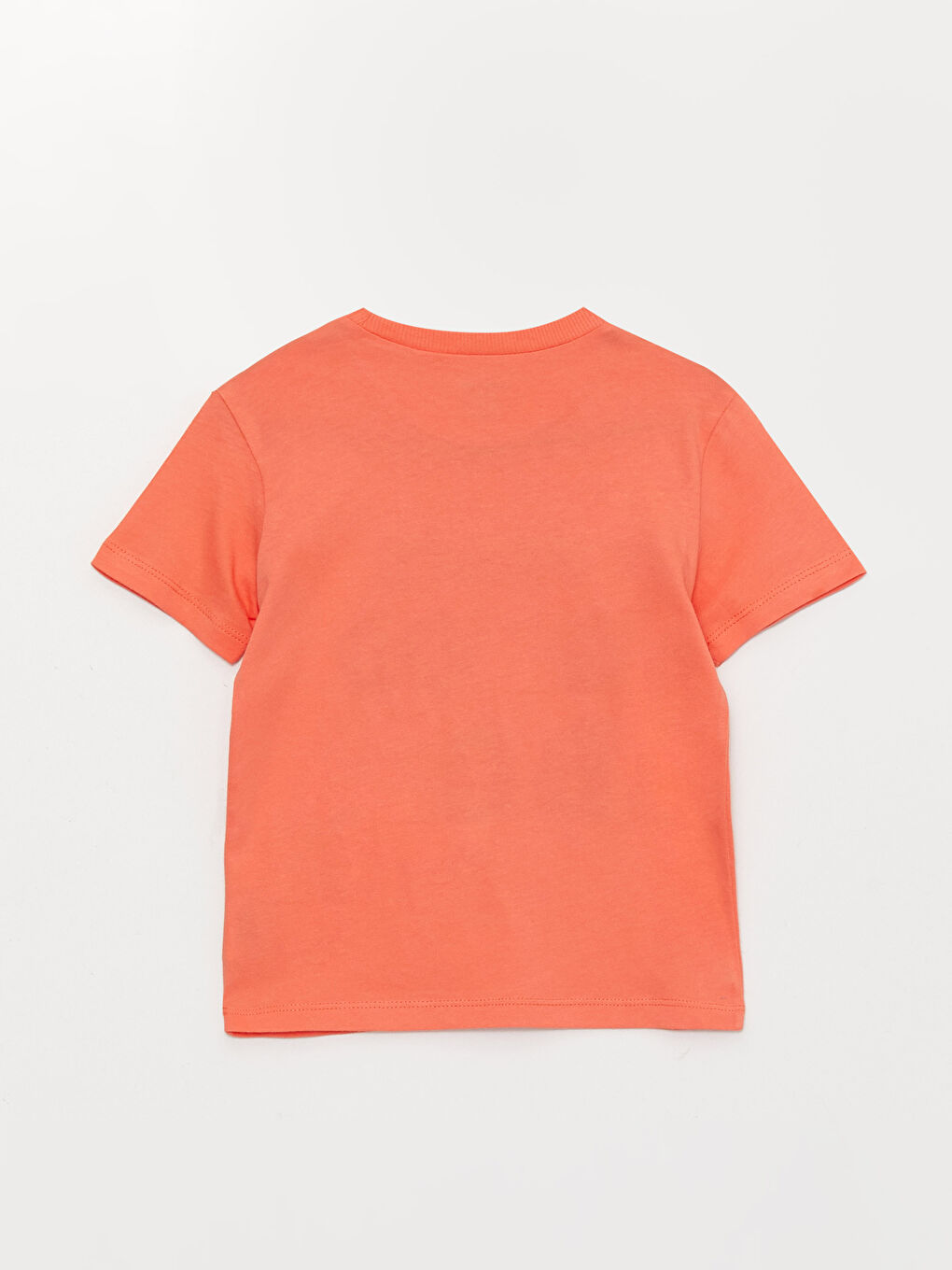 Mercan Bisiklet Yaka Kısa Kollu Baskılı Erkek Bebek Tişört-1