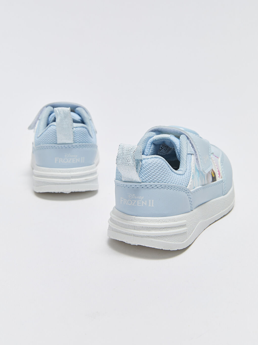 Mavi Frozen Baskılı Işıklı Kız Çocuk Spor Ayakkabı-5