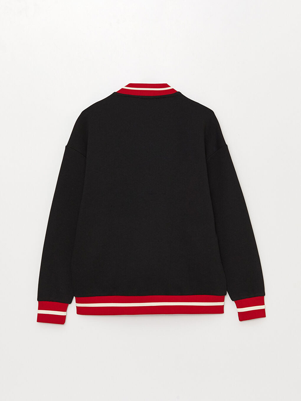 Geacă Colegiu Brodată cu Mâneci Lungi pentru Femei-9