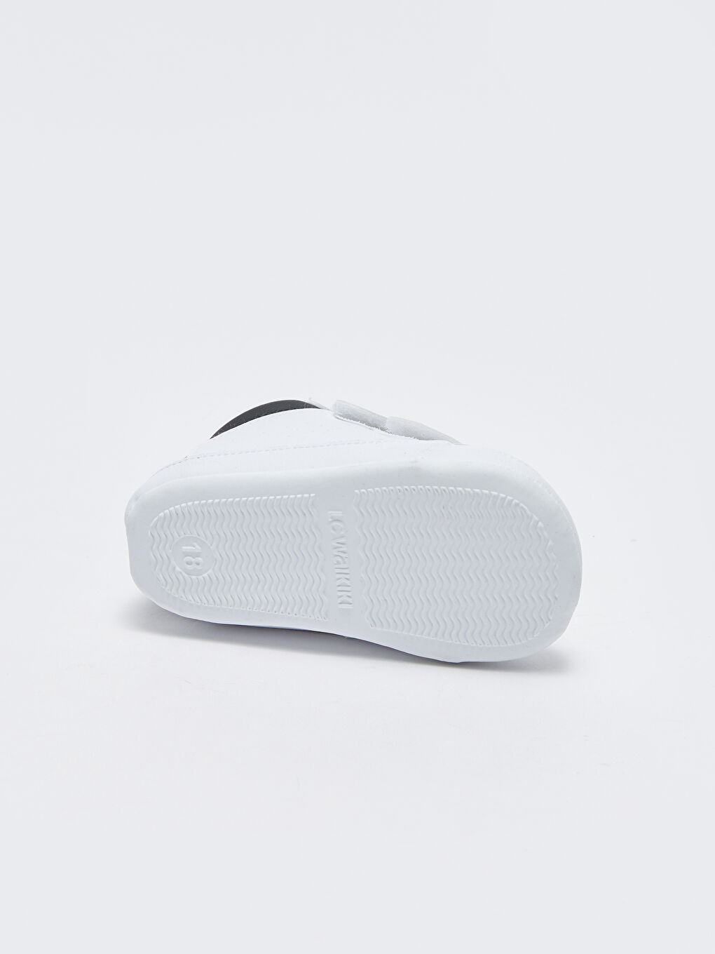 Beyaz Cırt Cırtlı Erkek Bebek Yürüme Öncesi Ayakkabısı-6