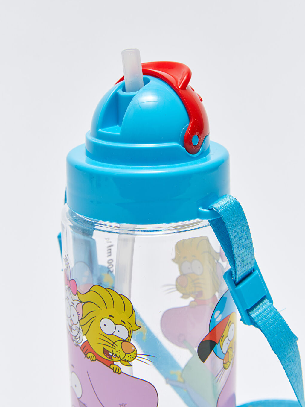 Karışık Kral Şakir Lisanslı Pipetli Erkek Çocuk Suluk 500 ml-1