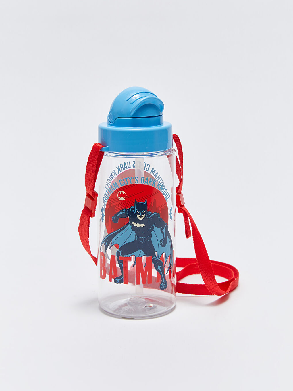 Karışık Batman Lisanslı Pipetli Suluk 500 ml