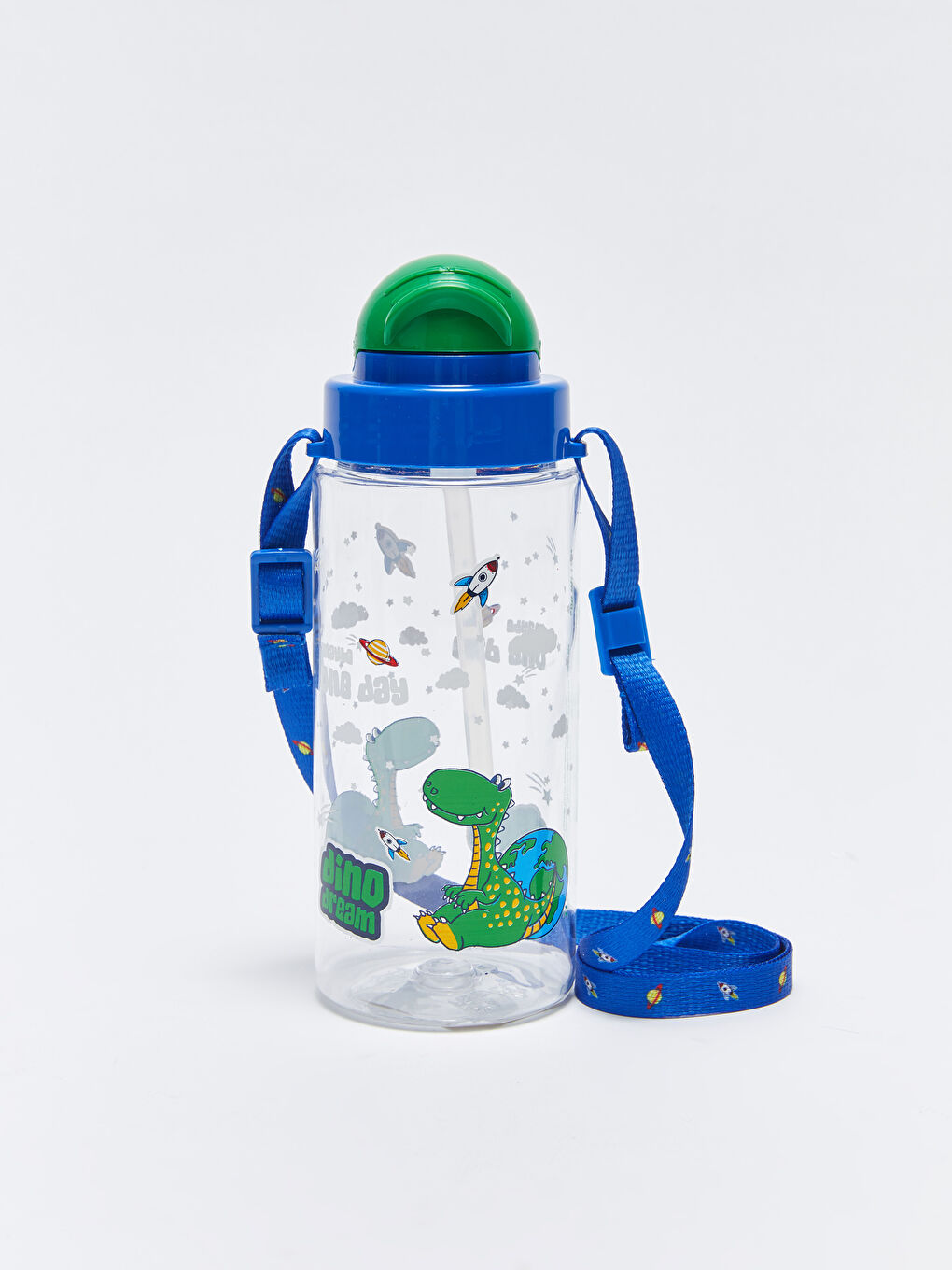 زجاجة ماء للأطفال مع شفاطة مطبوعة 500 مل