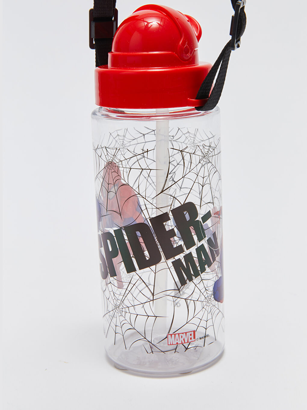 Karışık Spiderman Baskılı Pipetli Suluk 500 ml-1