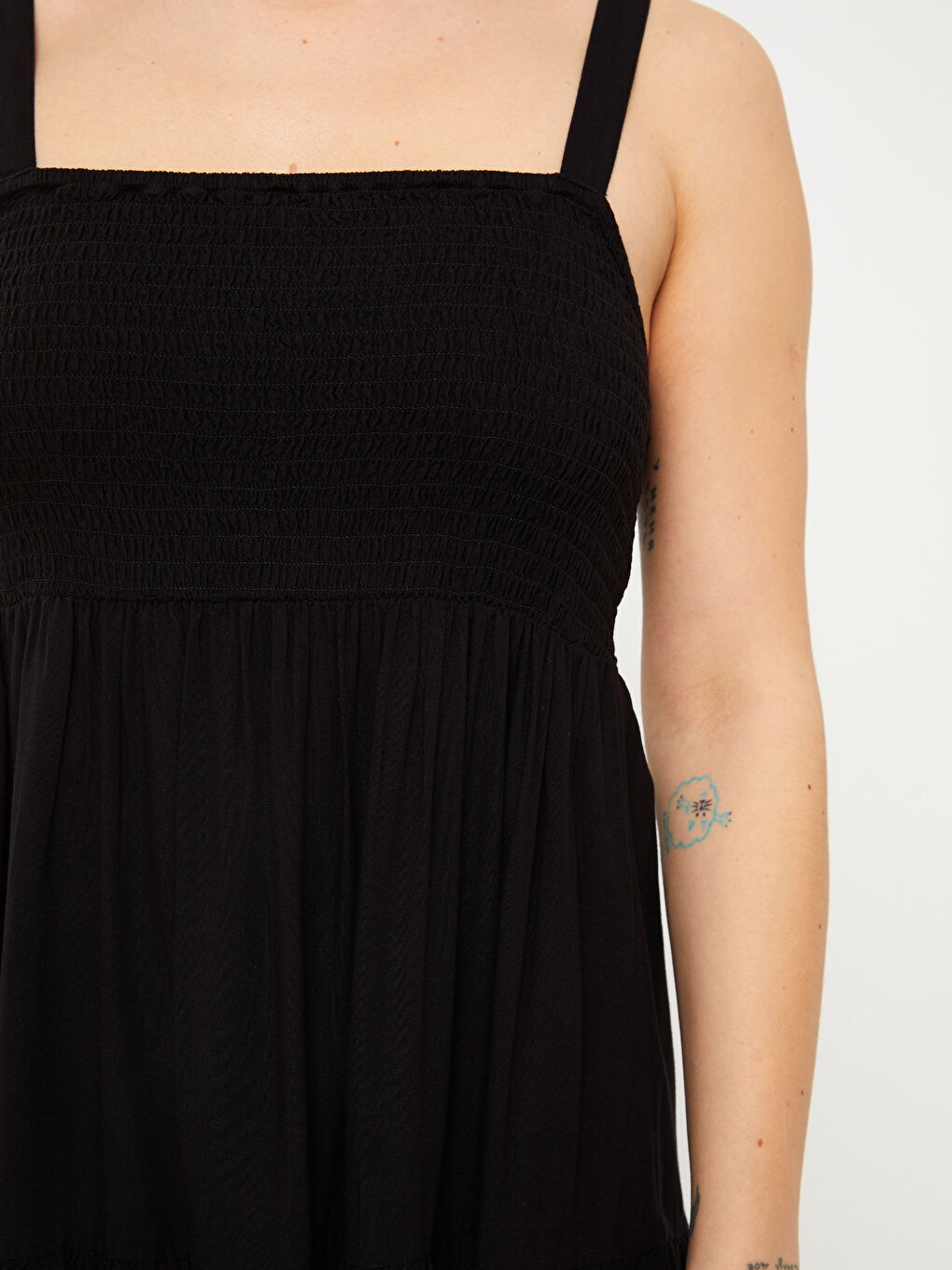 Square Collar Straight Strap Women's Dress -S3EC14Z8-RQL