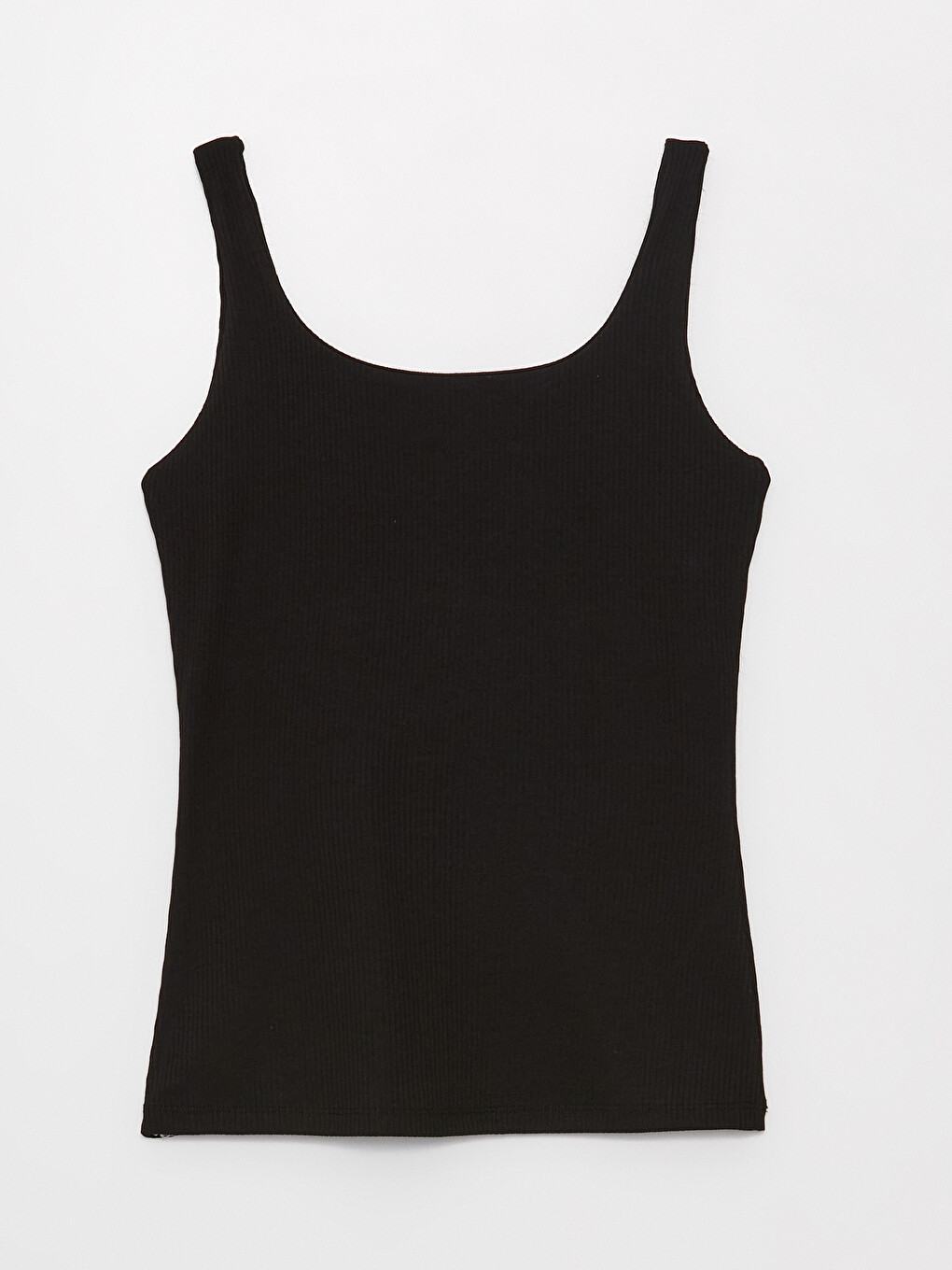 U Neck Plain Strappy Women's Tank Top-5